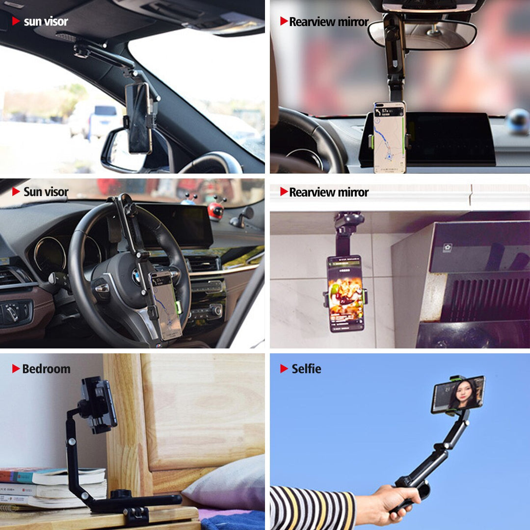 BowLift | Sun Visor Car Rotating Phone Holder Clip