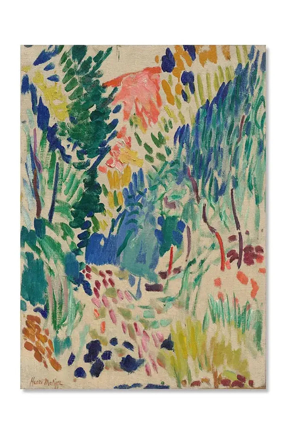 Aesthetic Matisse Retro Canvas Poster | Bowlift