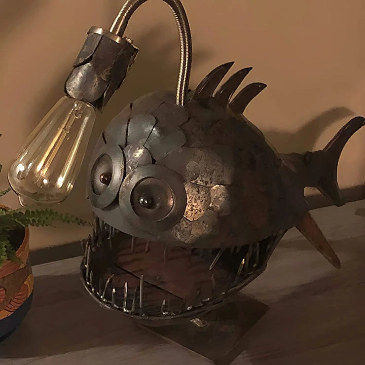 Glowfish Retro Table Lamp Bowlift