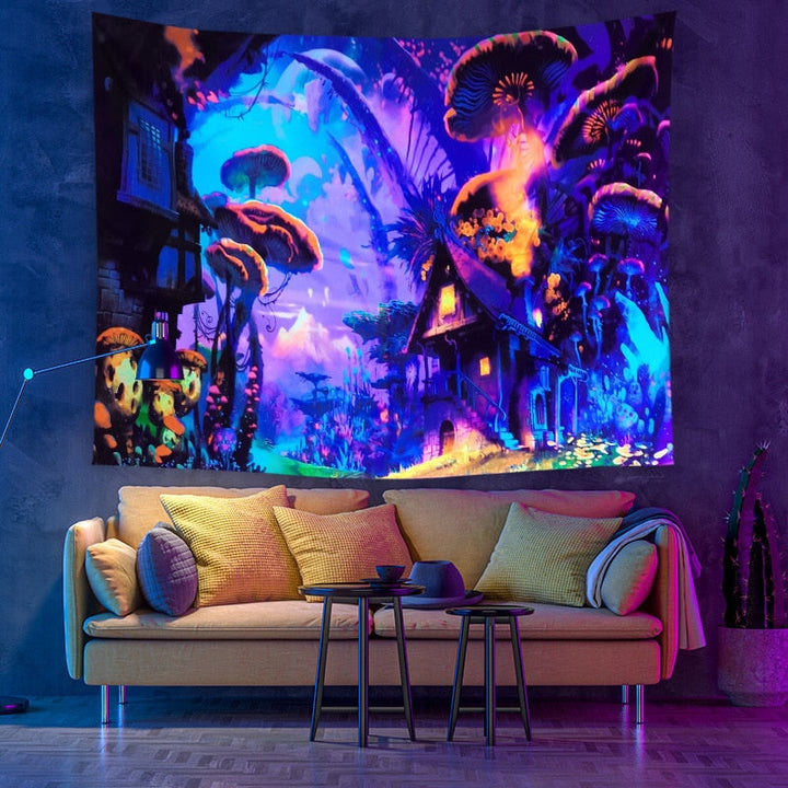BowLift | Colorful Glowing Luminous Tapestry