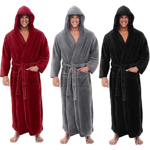 BowLift | HoodedChill – Cozy Bathrobe for Men