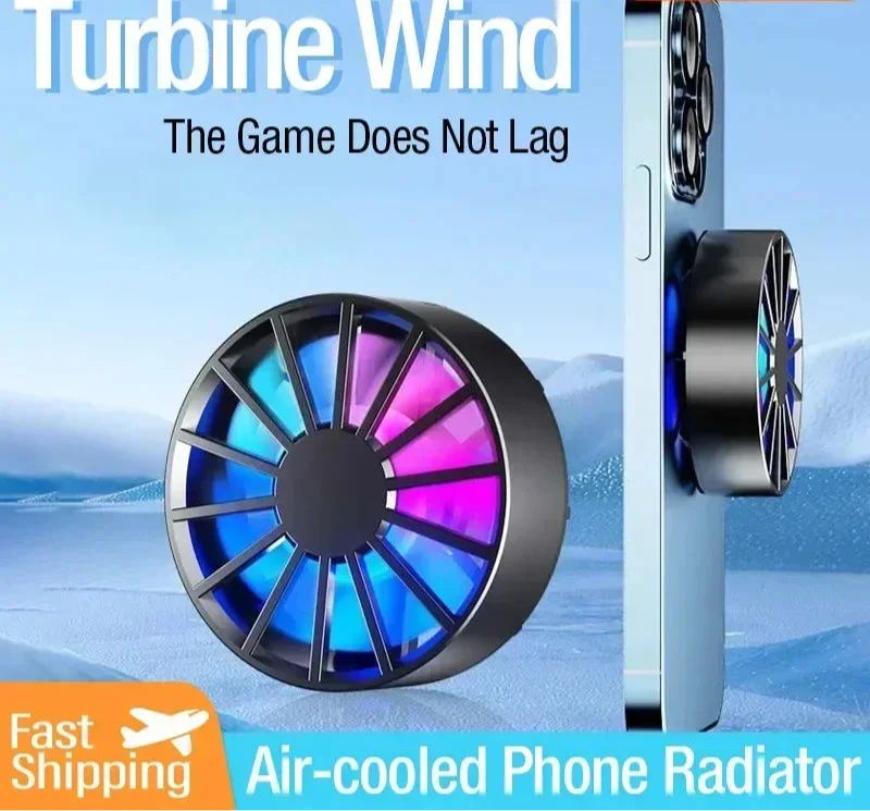 BowLift | Coolivion Phone Cooler | RGB & Magnetic | Ultra Quiet Ventilation | For Mobile