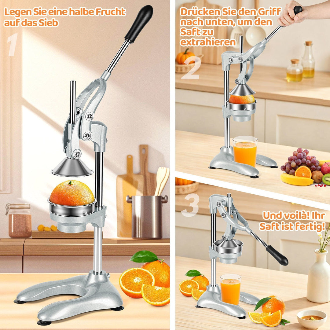 Manual Juice Press Citrus Press Stainless Steel | Bowlift