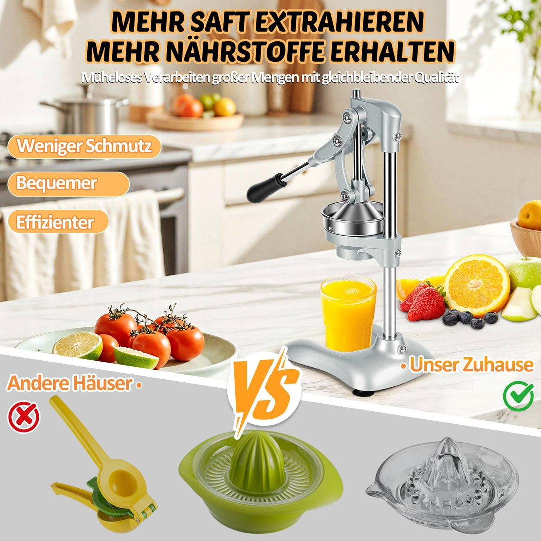 Manual Juice Press Citrus Press Stainless Steel | Bowlift