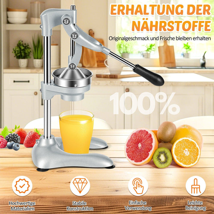 Manual Juice Press Citrus Press Stainless Steel | Bowlift