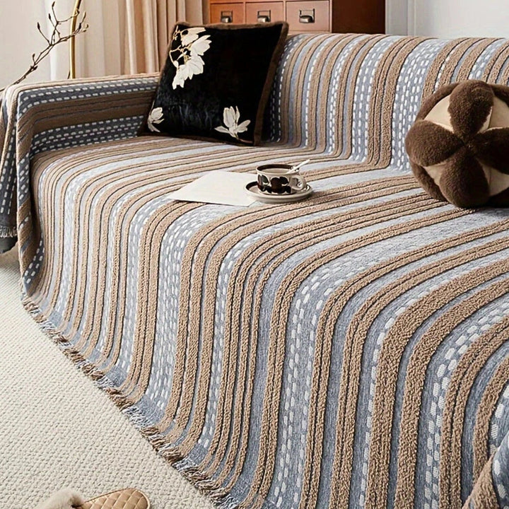 BowLift | Sahara Style Plush Boho Sofa Cover Blanket