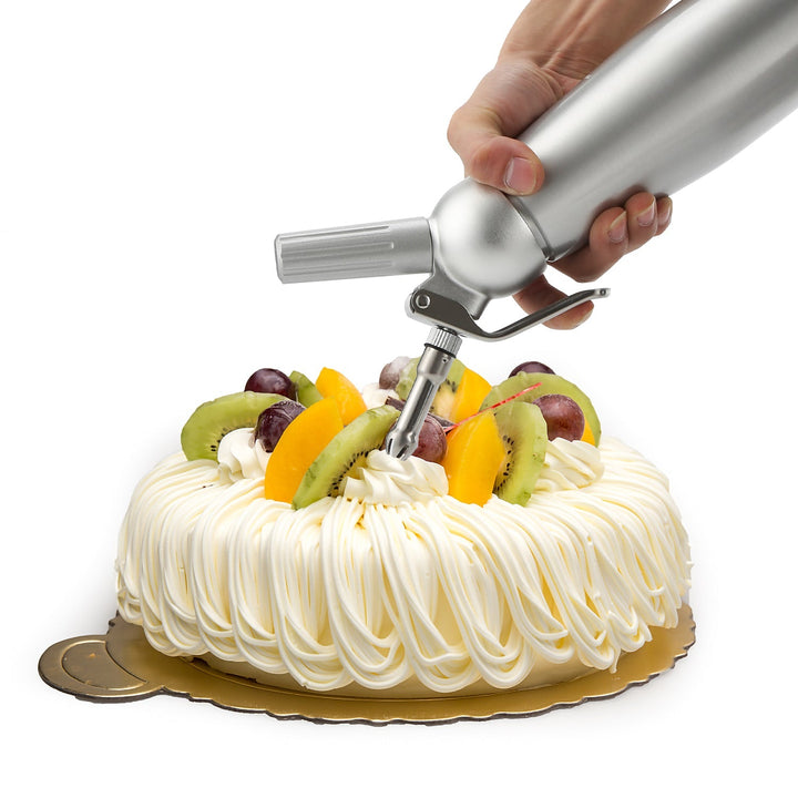 Sahnespender Alu with 3 nozzles 500ml | Bowlift