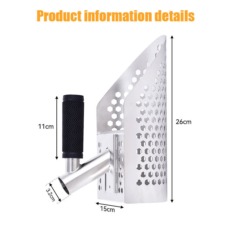 BowLift | Stainless Steel Sand Shovel Gold Panning Shovel, Sea Shovel Metal Detection Outdoor Beach Shovel