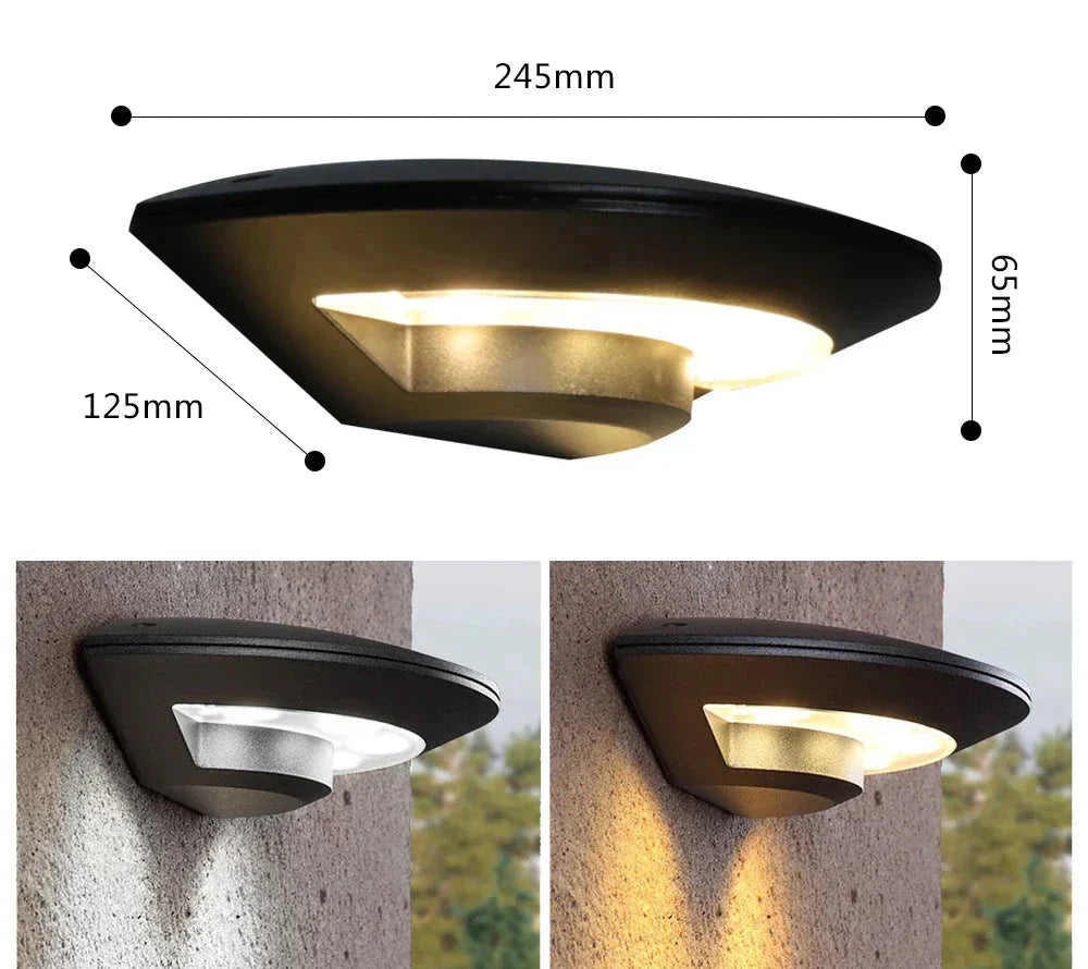 Modern LED outdoor wall lamp for garden and terrace – Weatherproof, energy-saving & decorative | Bowlift