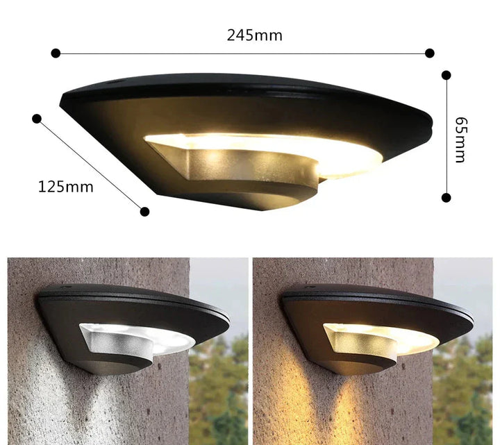 Modern LED outdoor wall lamp for garden and terrace – Weatherproof, energy-saving & decorative | Bowlift