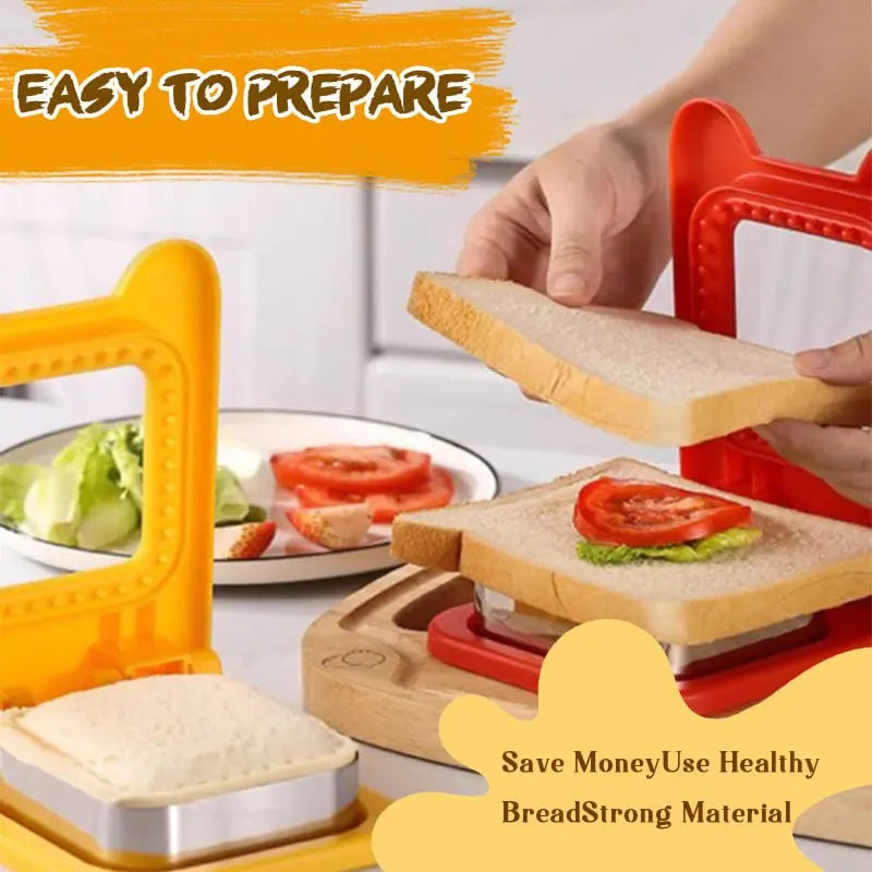 BowLift | Sandwich Cutter with Sealing – Child-Friendly DIY Set made of Stainless Steel