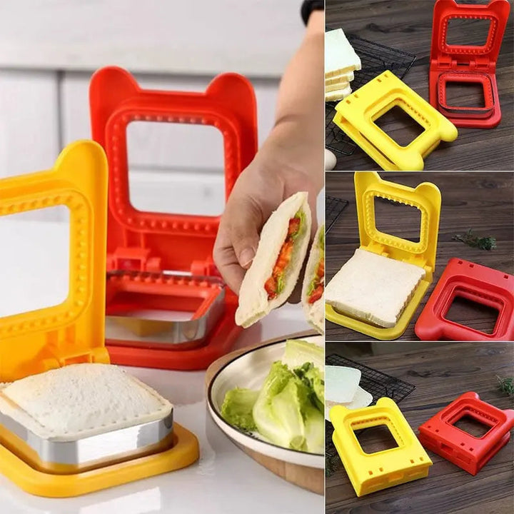 BowLift | Sandwich Cutter with Sealing – Child-Friendly DIY Set made of Stainless Steel