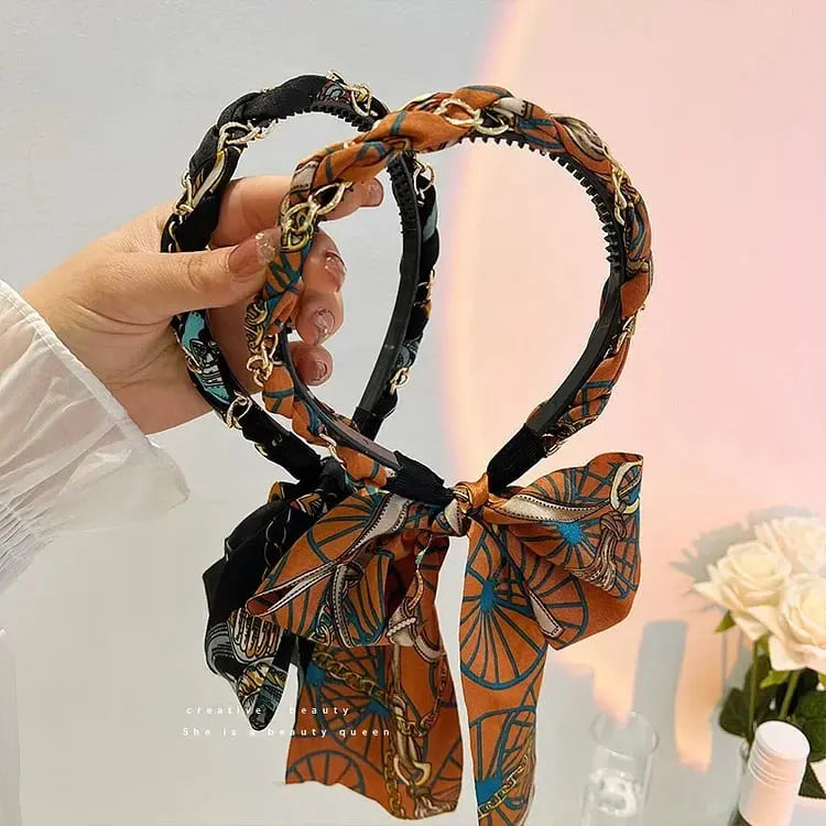 BowLift | Satin headband with weaving function – Perfect for Oktoberfest & festivities