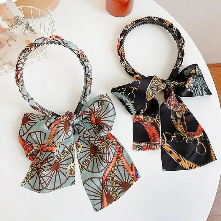 BowLift | Satin headband with weaving function – Perfect for Oktoberfest & festivities