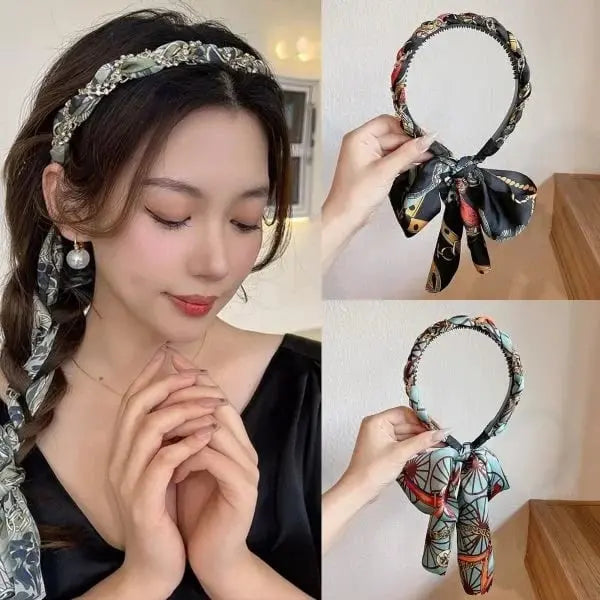 BowLift | Satin headband with weaving function – Perfect for Oktoberfest & festivities