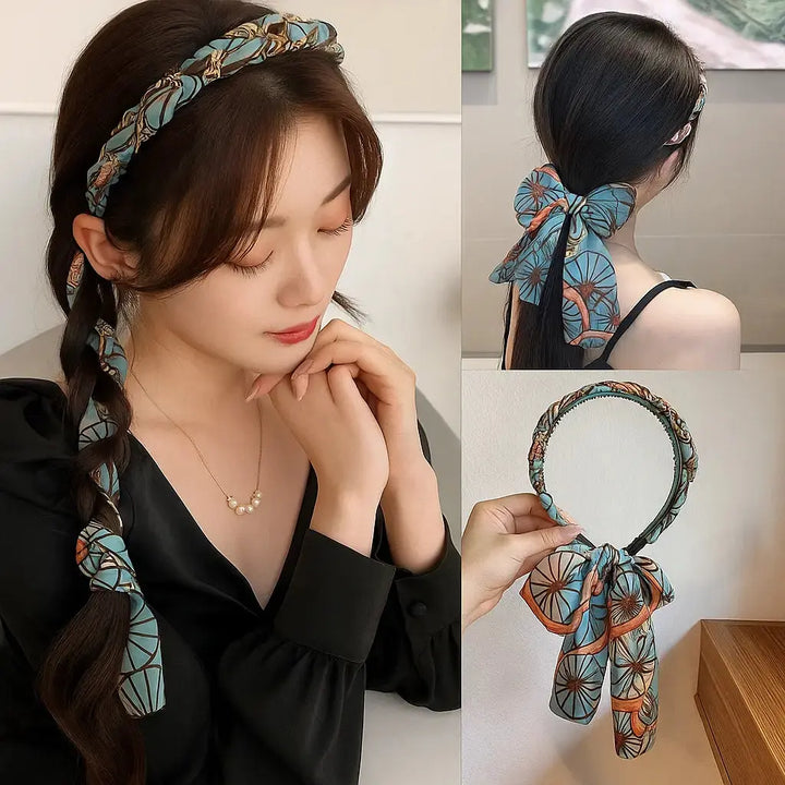 BowLift | Satin headband with weaving function – Perfect for Oktoberfest & festivities