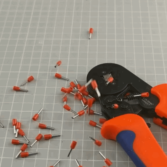End sleeves set with crimping pliers | Bowlift
