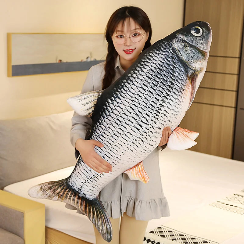 BowLift | Giant Fish Plush Realistic Pillow
