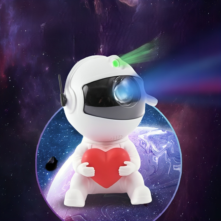 Love Astronaut Galaxy Night Light Projector | Bowlift