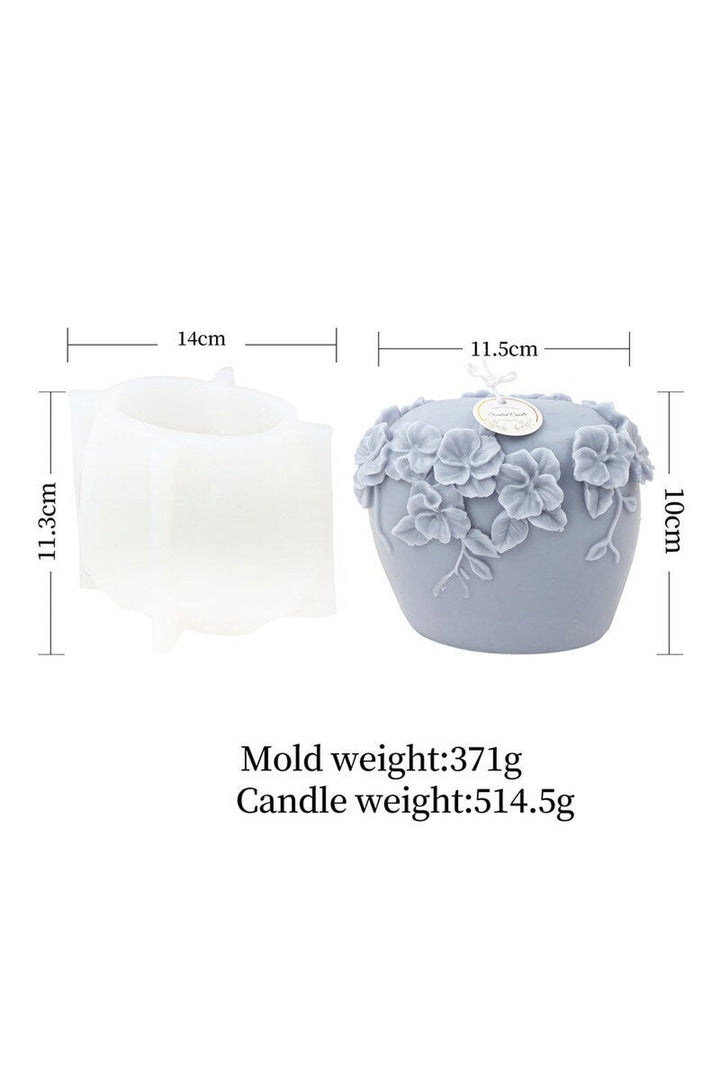 Rattan Flower Candle Shape | Bowlift