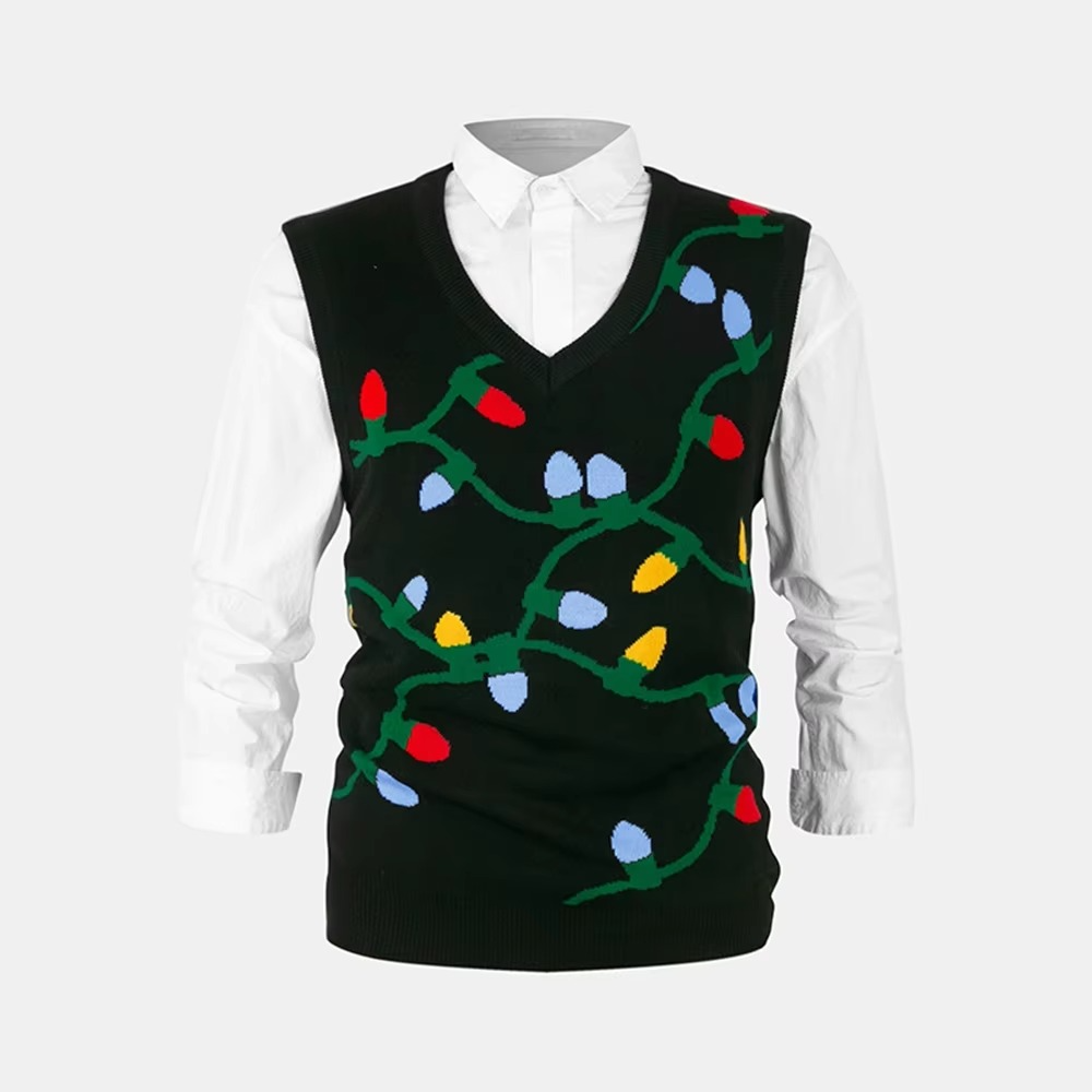 BowLift | Cozy Knit Christmas Sweater Vest for Baby Boys