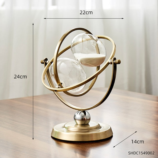 BowLift | Time Charmer Metal Hourglass Decor