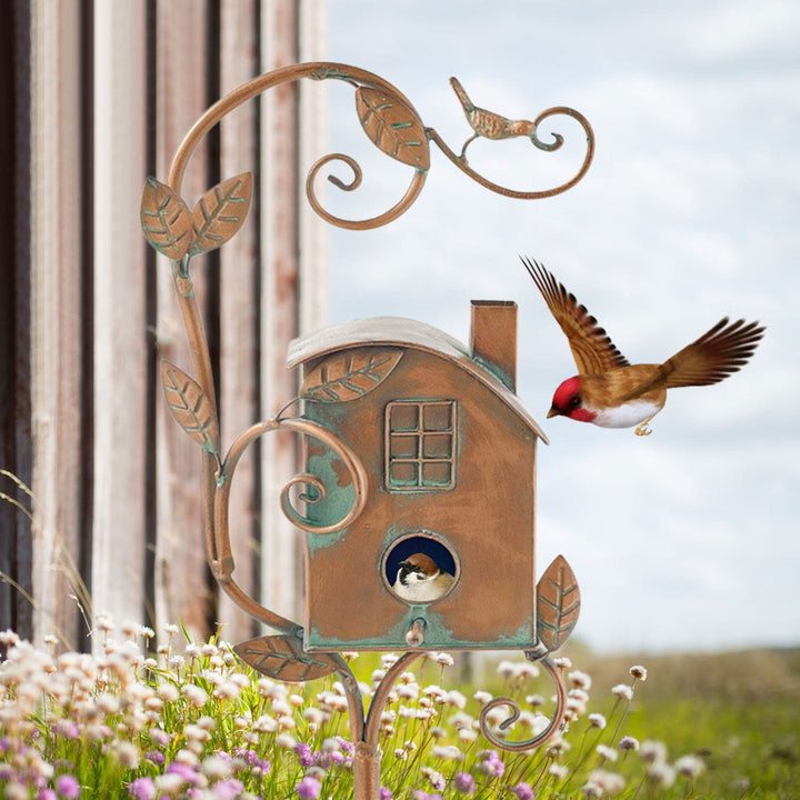 BirdHaven decorative birdhouse for the garden Bowlift