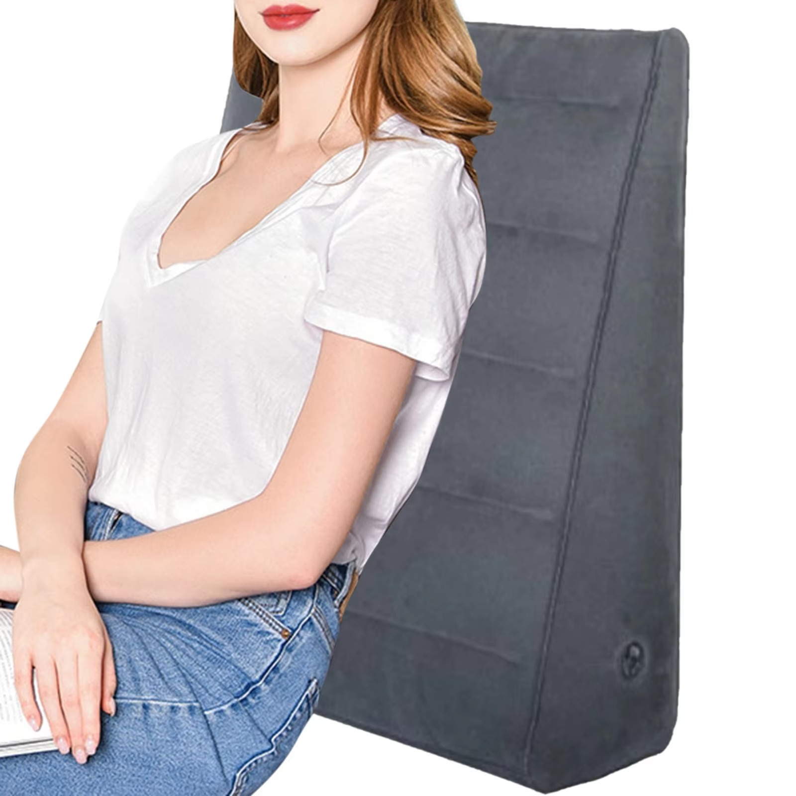 BowLift | Inflatable Foot & Back Elevating Travel Pillow