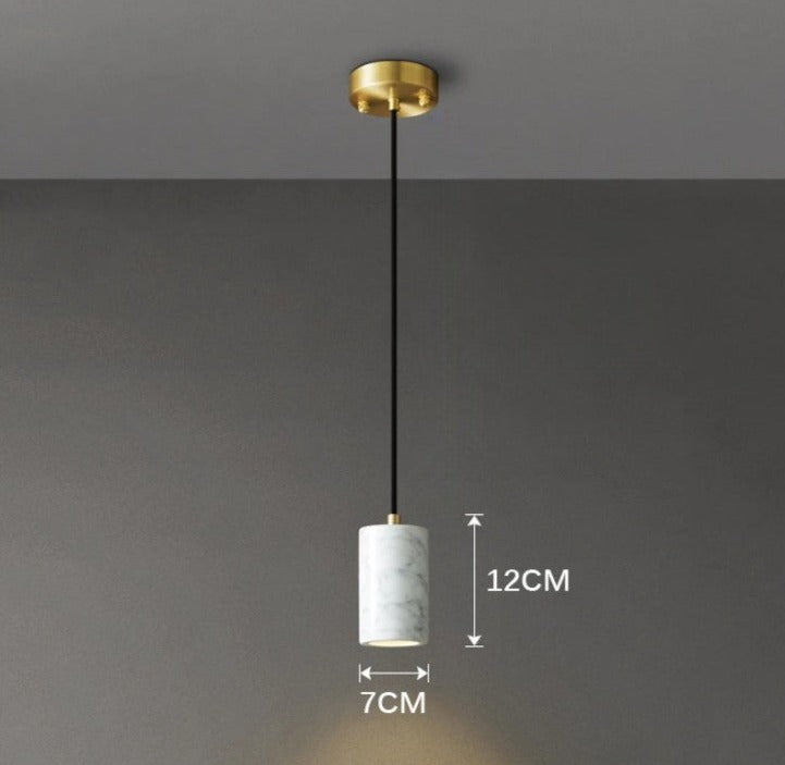 BowLift | Minimalistic Marble LED Pendant Light