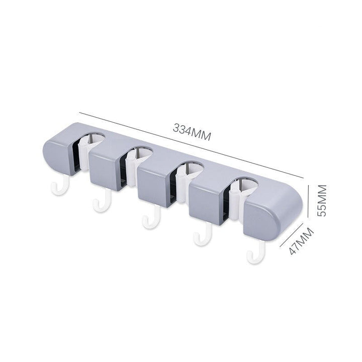 BowLift | Ultra Clean Wall-Mounted Mop Storage Hook