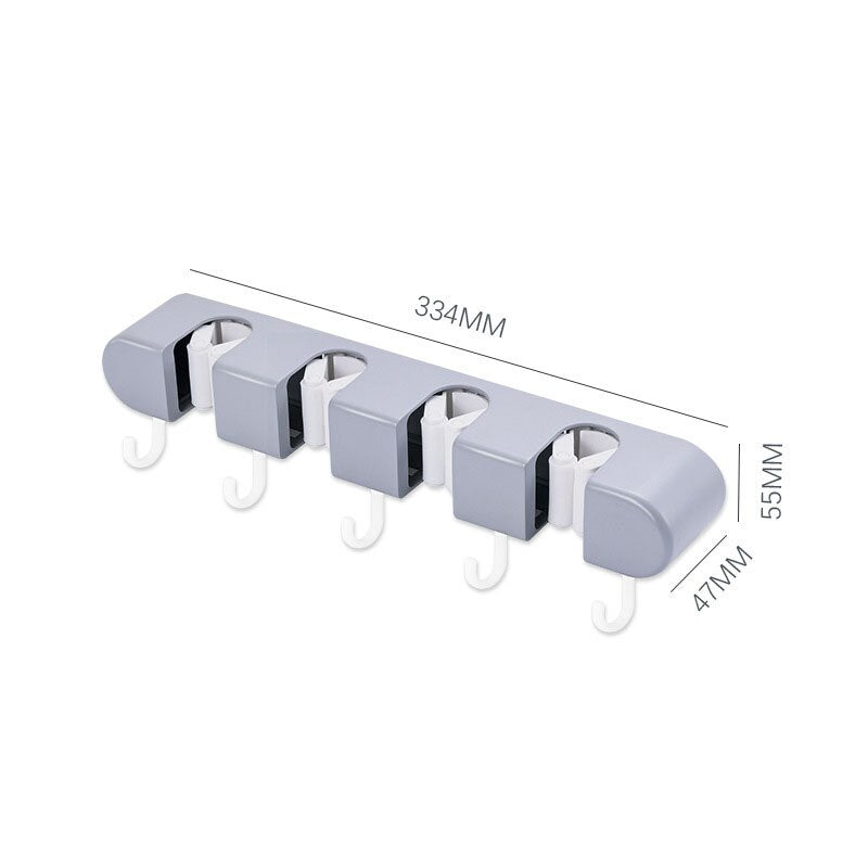 BowLift | Ultra Clean Wall-Mounted Mop Storage Hook