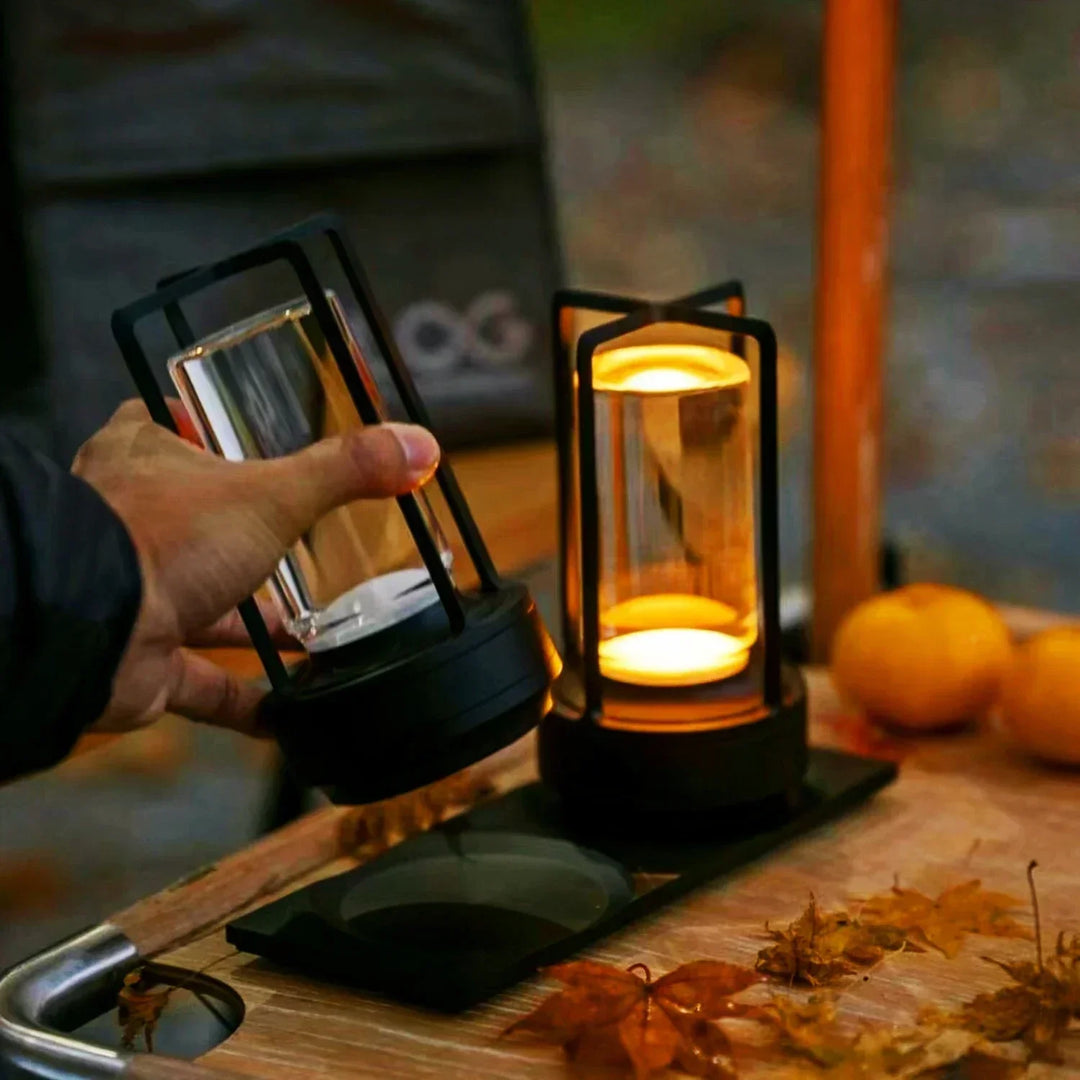 BowLift | Rechargeable Wireless LuxeGlow Table Lamp - Elegant Wireless Lamp for Every Mood