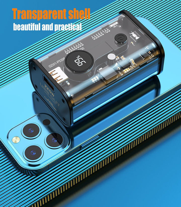 BowLift | Digital Display Transparent Power Bank