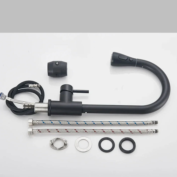 BowLift | Modern Single-Handle Faucet with Pull-Out Spray