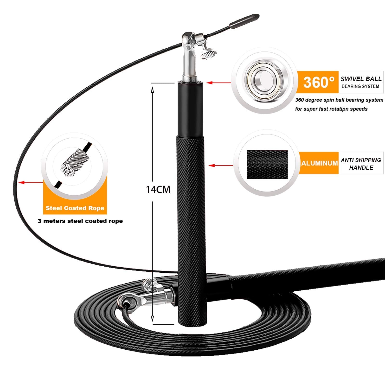 BowLift | Crossfit Speed Jump Rope 360°