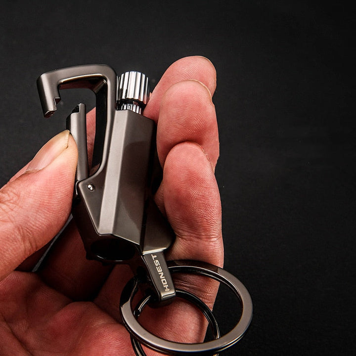 Outdoor Windproof Lighter Match Keychain | Bowlift