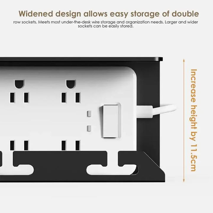 BowLift | CableFixx Cable Channel | Self-adhesive & Durable | For organization under the desk