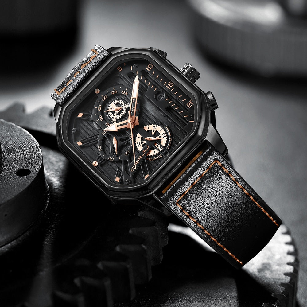 BowLift | Wavefront Timely Square Waterproof Watch