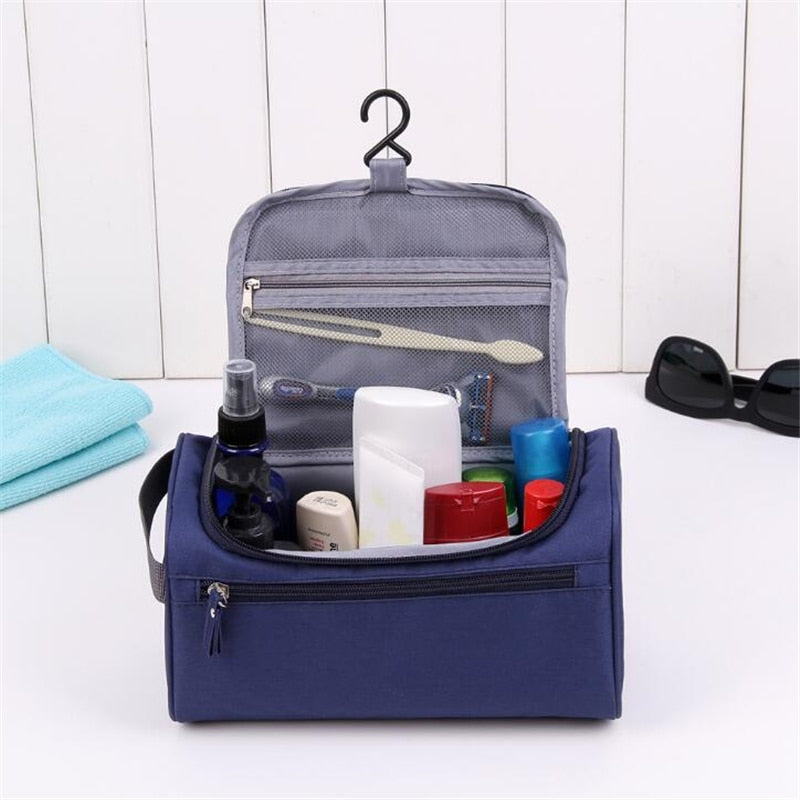 Practical Toiletry Bag with Hook Bowlift