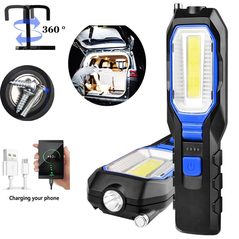 BowLift | Rechargeable Camping LED Power Bank Flashlight