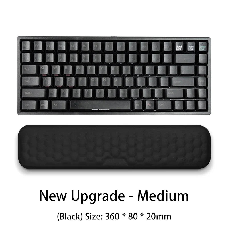 BowLift | SilentaPad Wrist Rest | Ergonomic Mouse Pad with Memory Foam & Massage Area | For PC, Laptop & Gaming