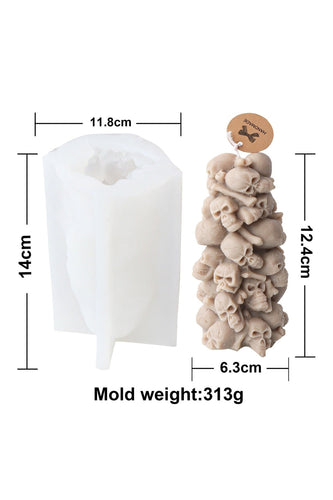 Skeleton Tower Candle Shape | Bowlift