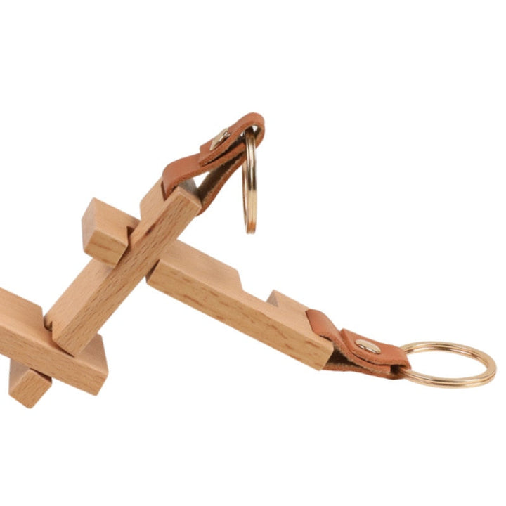 BowLift | Portable Keychain Wood Phone Stand