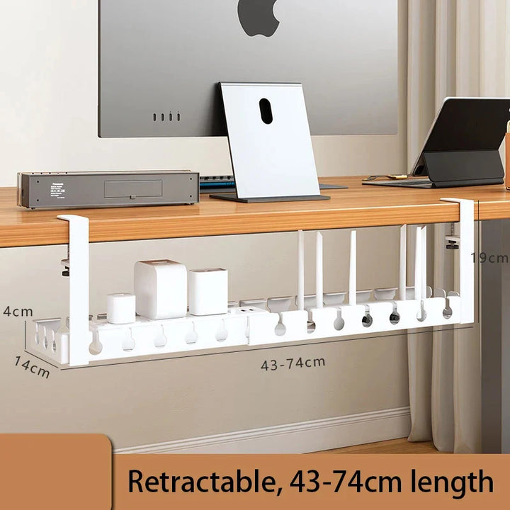 Cable channel under the desk | Bowlift