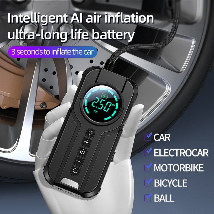 BowLift | CarBoost Smart Digital Tire Air Inflator