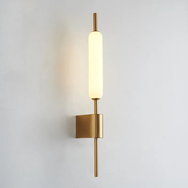 BowLift | AuraGold – Elegant Gold Wall Lamp for LED Illumination