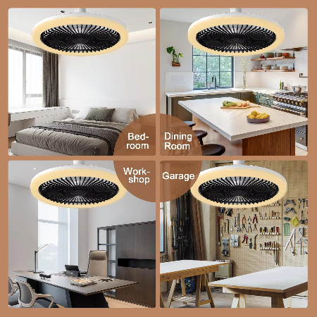 BowLift | Sleek Ceiling Fan with Integrated Light – Perfect for Modern Bedrooms