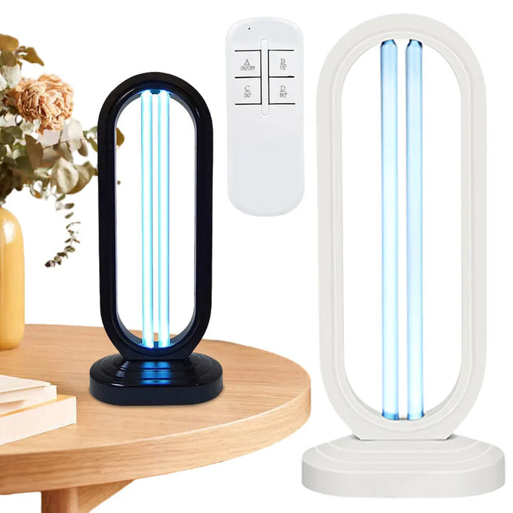 BowLift | Purevia UV-C Disinfection Lamp | 38W | With Remote Control & 3 Timer Levels | UV + Ozone | 41.5 × 18 cm