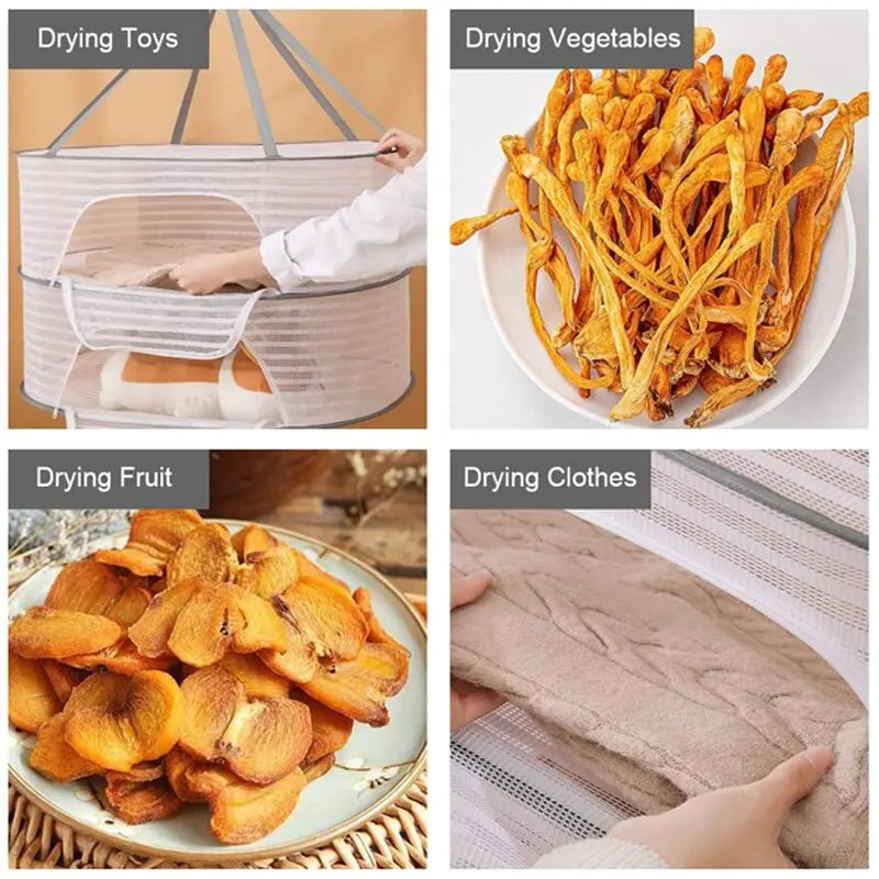 BowLift | FlexiDry Drying Net | Foldable & Compact | Quick-Drying Mesh Design | 3 Levels