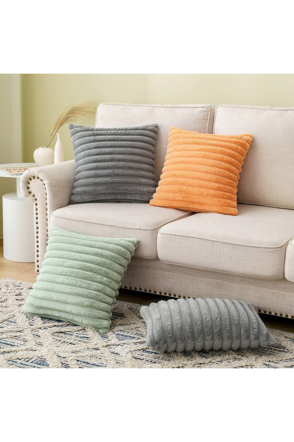 Cozy plush pillow cover | Bowlift